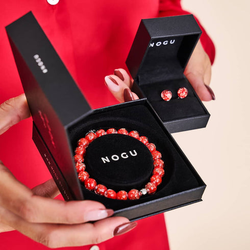 Pourpre | Argent sterling .925 | Bracelet Verre Luciole